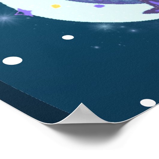 Alien Baby Dusche Willkommenspender Poster (Ecke)