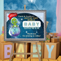 Alien Baby Dusche Willkommenspender