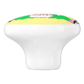 Alien Baby Girl Keramikknauf (Seitenansicht)