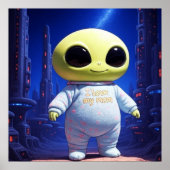 Alien Baby KI Alien Poster (Vorne)
