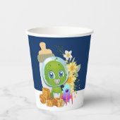 Alien Baby Shooting Paper Cup Pappbecher (Vorderseite)