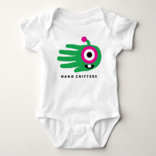 Alien-Baby-Zahn Baby Strampler