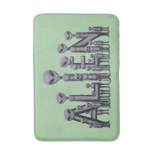Alien Badematte (Vorderseite Vertikal)