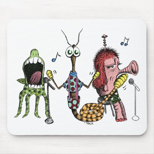 Alien-Band Mousepad (Vorne)