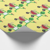 Alien Barbecue Cookout Thunder_Cove Geschenkpapier (Ecke)