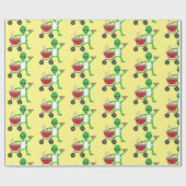 Alien Barbecue Cookout Thunder_Cove Geschenkpapier (Flach)