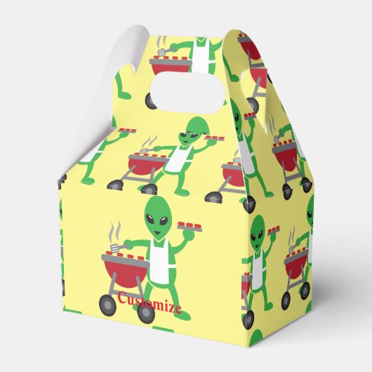 Alien Barbecue Cookout Thunder_Cove Geschenkschachtel (Vorderseite)