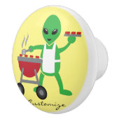 Alien Barbecue Cookout Thunder_Cove Keramikknauf (Rechts)