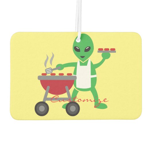 Alien Barbeque Cookout Thunder_Cove Autolufterfrischer (Rückseite)