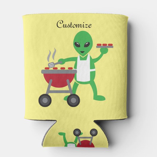 Alien Barbeque Cookout Thunder_Cove Dosenkühler (Rückseite)