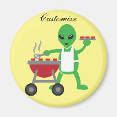 Alien Barbeque Cookout Thunder_Cove Magnet (Vorne)