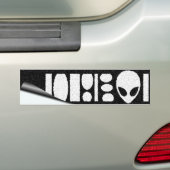 alien BARCODE! Autoaufkleber (Auf Auto)