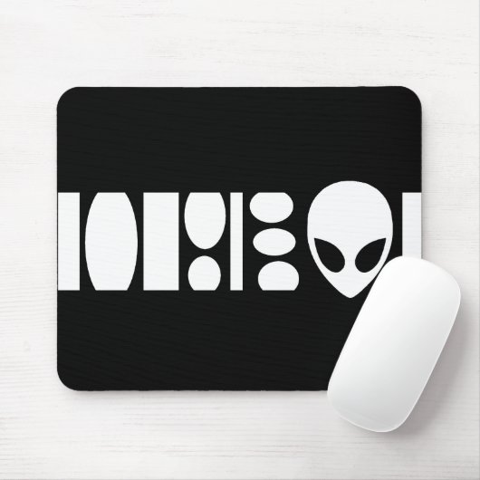 alien BARCODE! Mousepad (Mit Mouse)