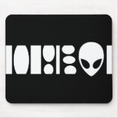 alien BARCODE! Mousepad (Vorne)