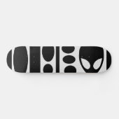 alien BARCODE! Skateboard (Horizontal)