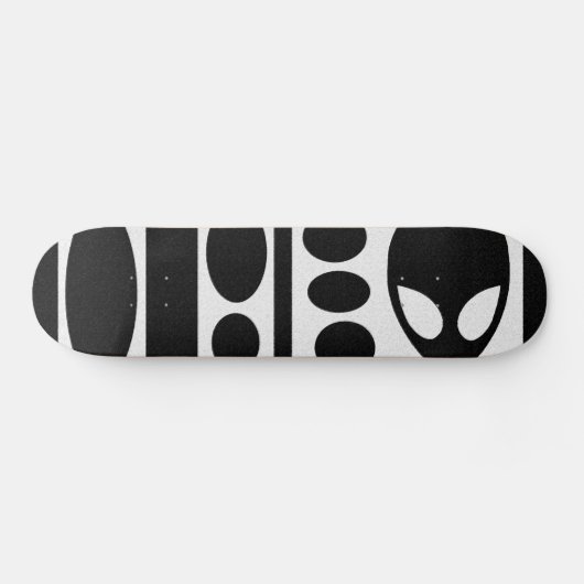 alien BARCODE! Skateboard (Horizontal)