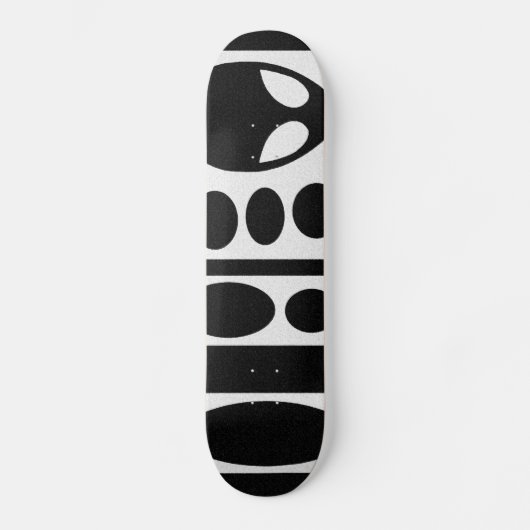 alien BARCODE! Skateboard (Vorderseite)
