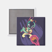 Alien Baseball Magnet (Vorderseite/Rückseite)