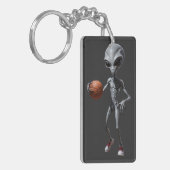 Alien Basketball Schlüsselanhänger (Vorderseite links)