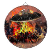 Alien BB-Q Dartboard Dartscheibe (vorne)