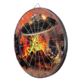 Alien BB-Q Dartboard Dartscheibe (Vorderseite rechts)