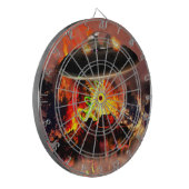 Alien BB-Q Dartboard Dartscheibe (Vorderseite Links)