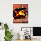 Alien BB-Q-Poster Poster (Heimbüro)