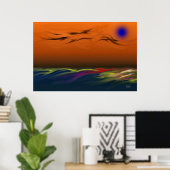 Alien Beach Poster (Heimbüro)