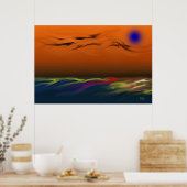 Alien Beach Poster (Küche)