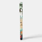 Alien Beach Selfie Retro Art Case-Mate iPhone Hülle (Rückseite / Links)