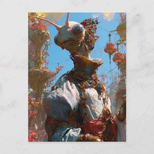 Alien Beauty - Cresharr Postkarte (Vorderseite)