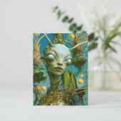 Alien Beauty - Freepa Postkarte (Stehend Vorderseite)