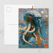 Alien Beauty - Octavia Postkarte (Vorne/Hinten)
