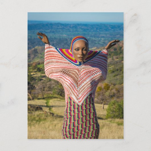 Alien Beauty Postcard Postkarte (Vorderseite)