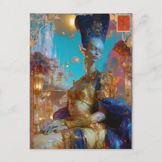 Alien Beauty - Ranshone Postkarte (Vorderseite)