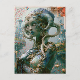 Alien Beauty - Sapphron Postkarte