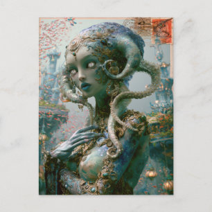Alien Beauty - Sapphron Postkarte