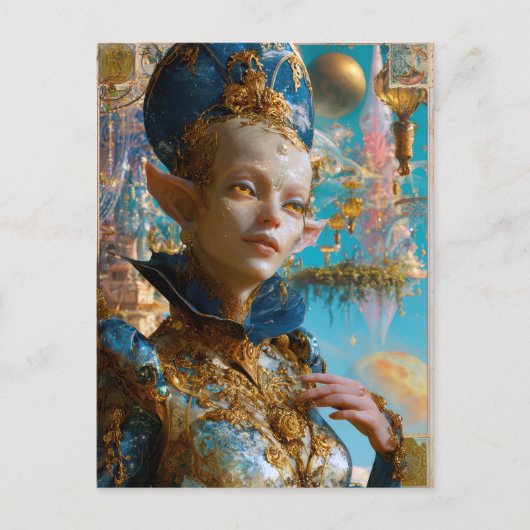 Alien Beauty - Sclar Postkarte (Vorderseite)