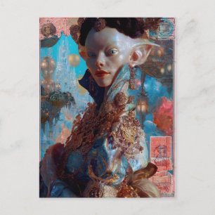Alien Beauty - Themule Postkarte