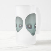 Alien Beer Tasse Extraterrestrische Cup-Alien Glas (VorderseiteRechts)