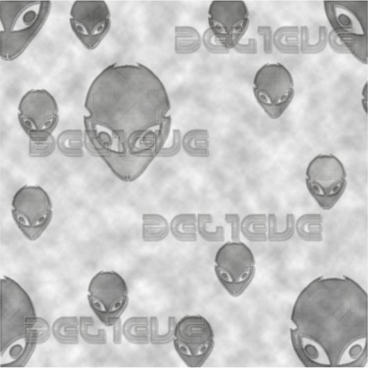 Alien Believe Aufkleber (Vorderseite)