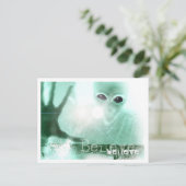 Alien BELIEVE POSTCARD Postkarte (Stehend Vorderseite)