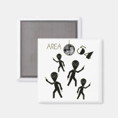 Alien Bereich 54 Magnet (Vorderseite/Rückseite)