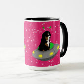 Alien Bernese Mountain Dog Tasse (VorderseiteRechts)