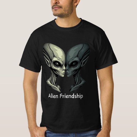 Alien BESTE FREUNDIN T - Shirt (Vorderseite)