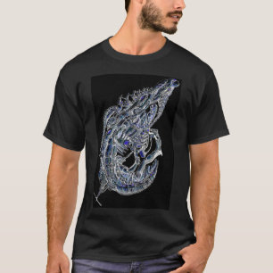 Alien betet Tintenkunst T-Shirt