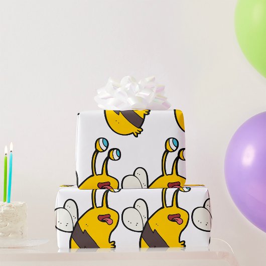 Alien-Biene Geschenkpapier