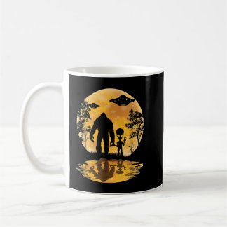 Alien Bigfoot Moon Sasquatch UFO Extraterrestrik Kaffeetasse