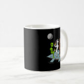Alien Bigfoot Unicoring Loch Ness Monster Cry Kaffeetasse (VorderseiteRechts)