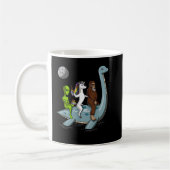 Alien Bigfoot Unicoring Loch Ness Monster Cry Kaffeetasse (Links)
